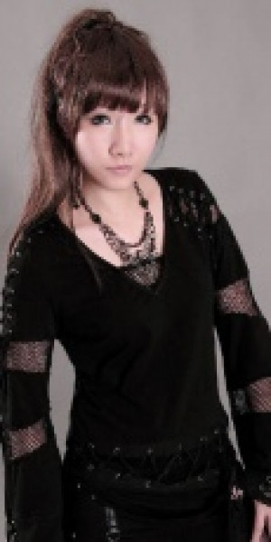  punk T-shirt RQ-BL 21055bk /  /  /  / -  