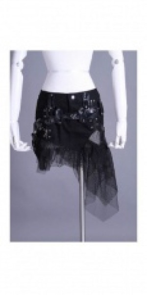  =mini cross skirt= RQ-BL 21067bk /  /  /  / -  