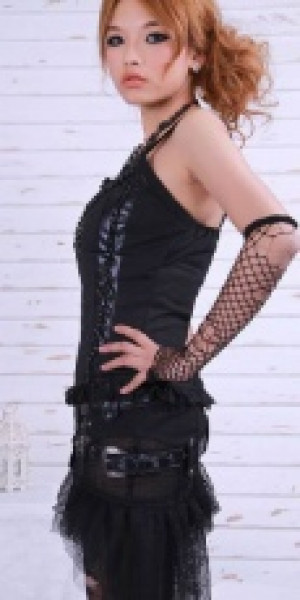  =mini cross skirt= RQ-BL 21067bk /  /  /  / -  