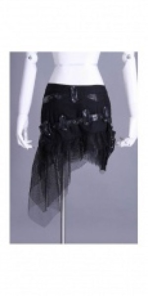  =mini cross skirt= RQ-BL 21067bk /  /  /  / -  