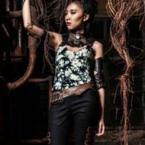  clock lace choker RQ-BL SP073bk -  