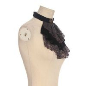  gears layers lace collar RQ-BL SP065bk -  