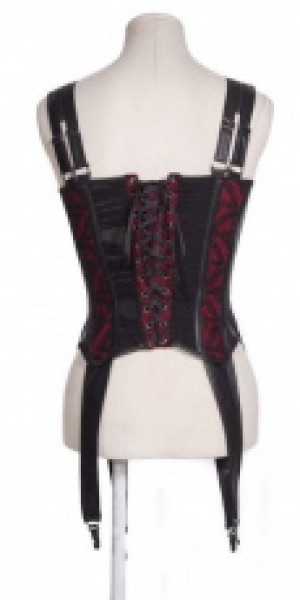  =zipper up corset with shoulderer strap= RQ-BL SP048br /  /  /  / -  