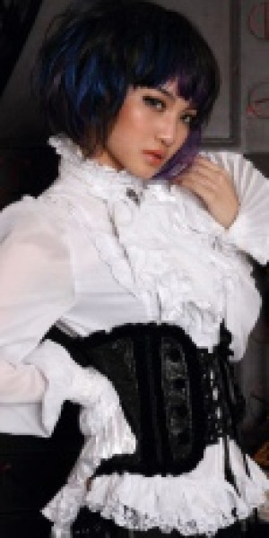  c  ruffles lattern sleeves blouse /  /  /  -  3