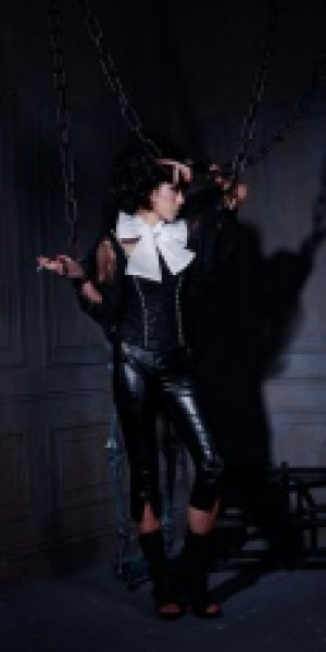  bow collar sheer sleeves shirt /  /  /  -  1