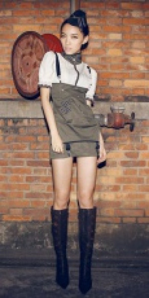  igh waist strap skirt RQ-BL SP013 /  / -  