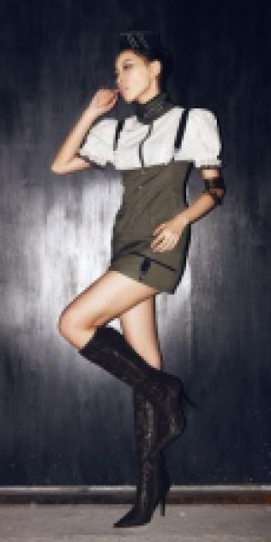  igh waist strap skirt RQ-BL SP013 /  / -  