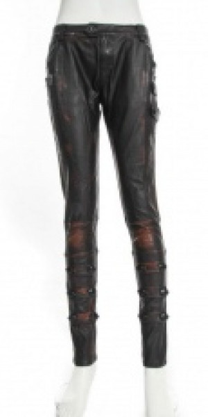 Брюки leather trousers RQ-BL SP058 - маленькая картинка