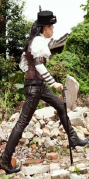 Брюки leather trousers RQ-BL SP058 - маленькая картинка