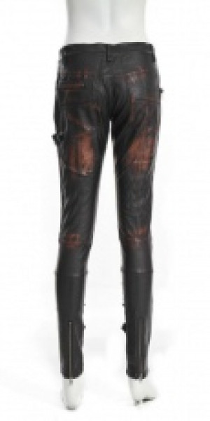Брюки leather trousers RQ-BL SP058 - маленькая картинка