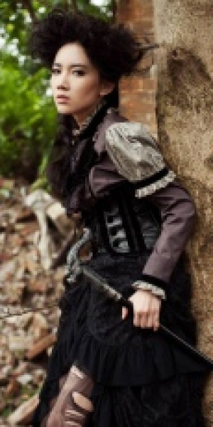  c  jacquard long sleeves blouse /  /  /  -  4