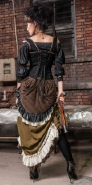  skulls corset -  3