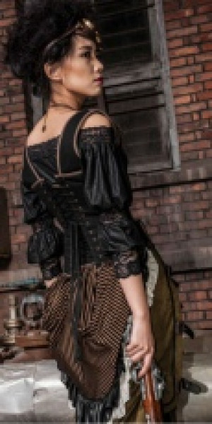  skulls corset -  7