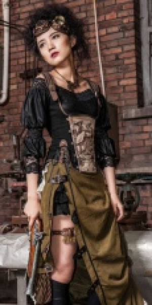  skulls corset -  6