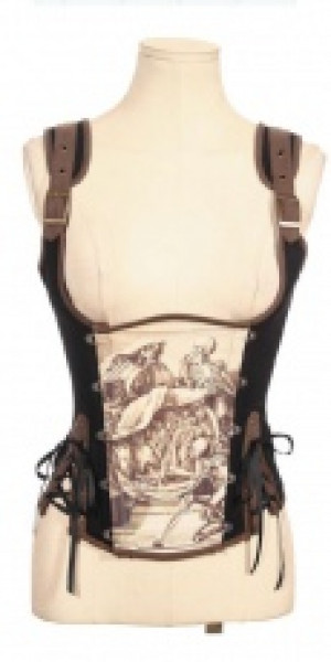  skulls corset -  8