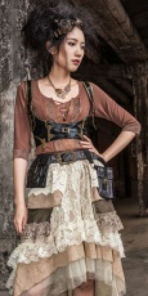  layers lace skirt -  3