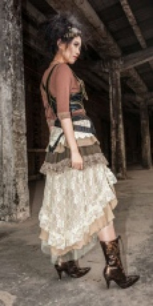  layers lace skirt -  4
