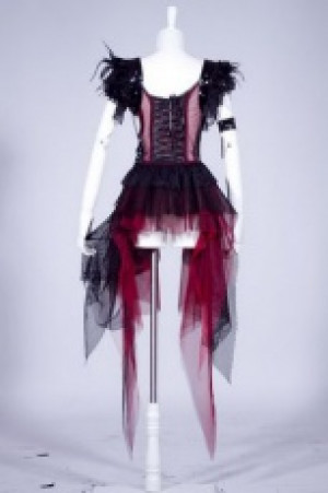  Gothic Dresses Black/Red -  2