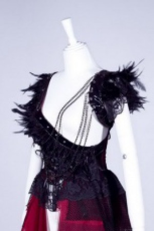  Gothic Dresses Black/Red -  3