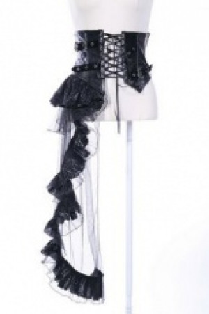 Шлейф Gothic Girdle Black RQ-BL 21107bk - маленькая картинка