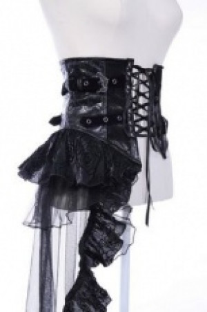  Gothic Girdle Black -  3