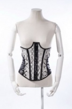  Gothic Vest Black/White RQ-BL 21156bk-wh -  