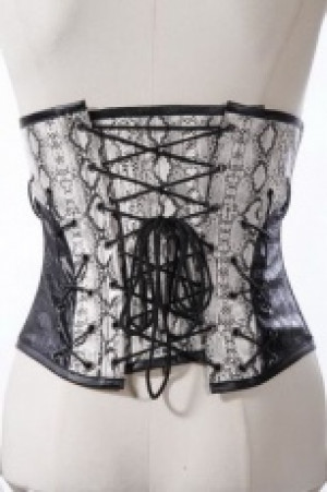  Gothic Vest Black/White RQ-BL 21156bk-wh -  