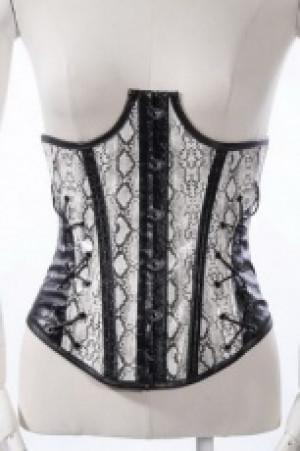  Gothic Vest Black/White RQ-BL 21156bk-wh -  