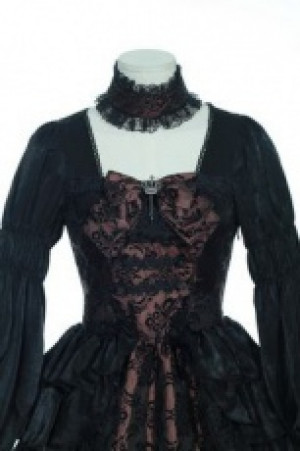  Gothic Dresses Black/Red RQ-BL 21218bk-rd -  