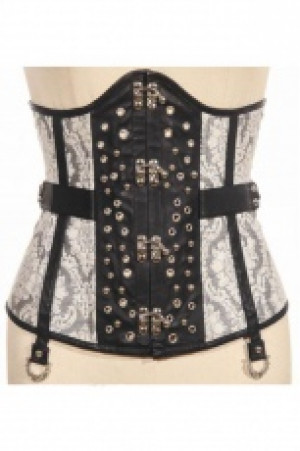  Underbust corset  Black RQ-BL SP082bk -  