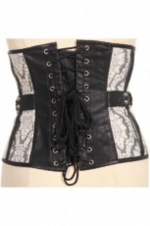  Underbust corset  Black RQ-BL SP082bk -  