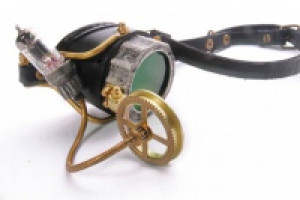  Steampunk Goggles Black -  3
