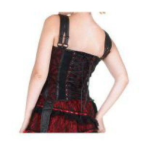  =zipper up corset with shoulderer strap= RQ-BL SP048br /  /  /  / -  