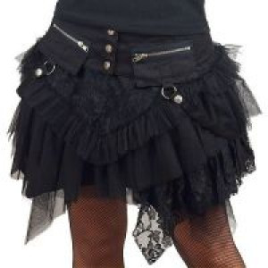 belt mini skirt RQ-BL 21034bk /  /  /  / -  