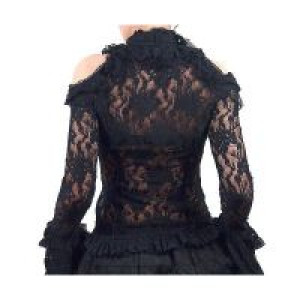  c  flora lace shirt RQ-BL 21060bk /  /  /  / -  