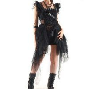 Gothic Dresses Black RQ-BL 21079bk -  