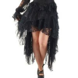  short lace skirt RQ-BL 21089bk /  /  /  / -  