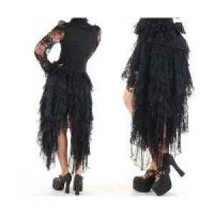  short lace skirt RQ-BL 21089bk /  /  /  / -  