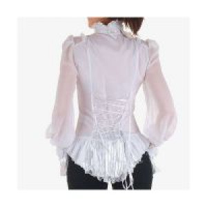  c  ruffles lattern sleeves blouse /  /  /  -  11