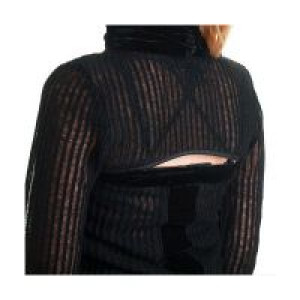  high collar cardigan -  2