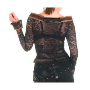  lace shirt RQ-BL SP019bk -  