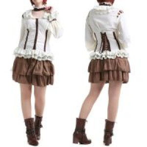  Ruffled blouse White -  3