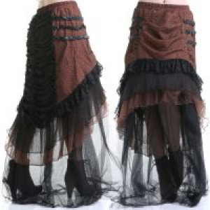  Long skirt Coffee RQ-BL SP120cf -  