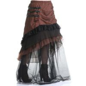  Long skirt Coffee RQ-BL SP120cf -  