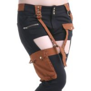  Suspender trousers Black RQ-BL SP122bk /  /  /  / -  