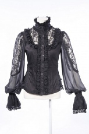  c  Blouse RQ-BL 21152bk -  