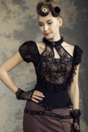  Blouse RQ-BL SP139bk -  
