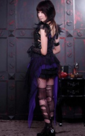  Gothic Dresses Black/Purple -  4