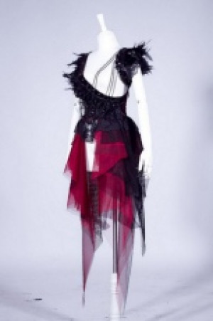  Gothic Dresses Black/Red -  5