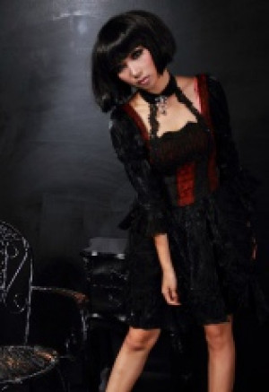  Gothic Dresses Black/Red -  6